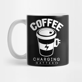 Coffee Charging Battery-T Shirt Mug